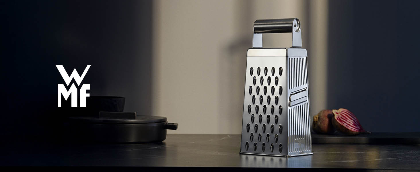 Терка для овочів WMF Gourmet Vierkantreibe з нержавіючої сталі Cromargan, 4-гранна, 8 x 24 см