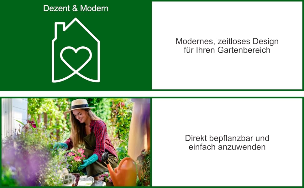 Квітчарня Milano: круглий горщик для квітів, Ø58 см, антрацит - вологостійкий, UV-стійкий