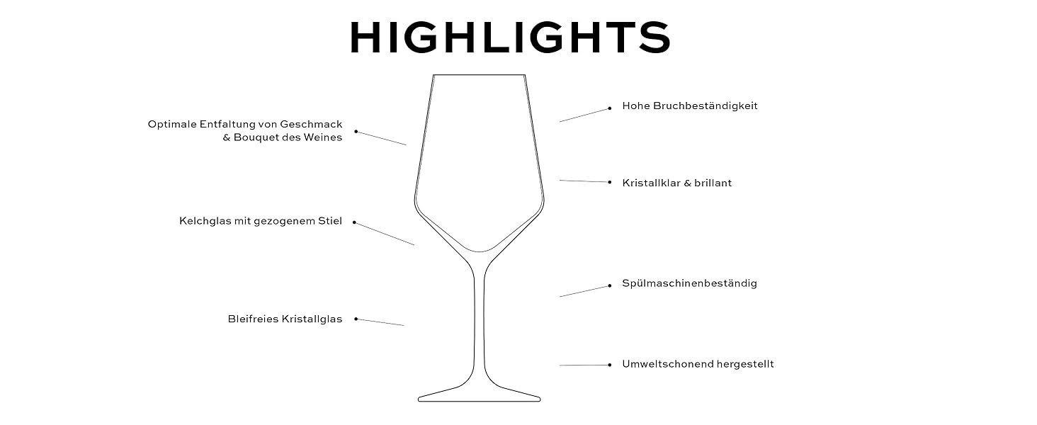 Бокали для червоного вина Stölzle Lausitz Revolution 6 шт, 490 мл - Кришталеві келихи для вина, міцні, для максимальної ароматизації