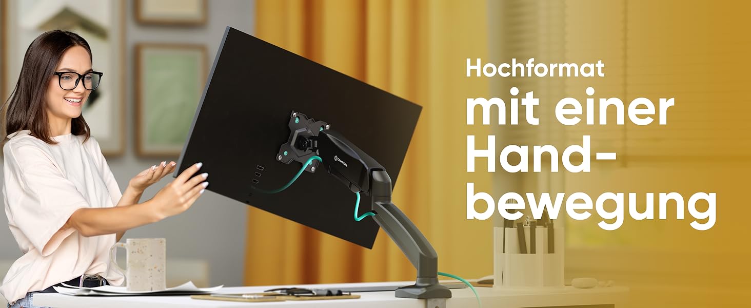 Кріплення для монітора ONKRON G80-B/G80T-B: регульована підставка для монітора 13-32
