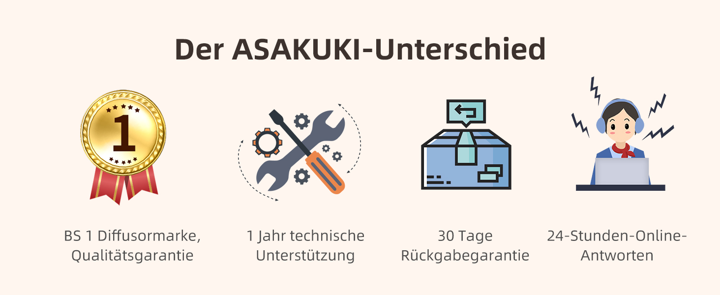 Аромадифузор ASAKUKI 300 мл для ароматичних олій, преміальний ультразвуковий зволожувач повітря Ароматерапевтичні олії Дифузор із 7-кольоровим світлодіодним світлом, спальня без BPA, офіс, спа (чорний із набором олій)