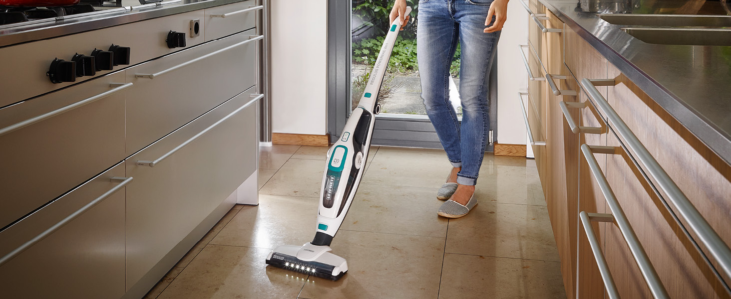 Акумуляторний пилосос Leifheit Regulus PowerVac 2in1, бездротовий до 40 хв, без мішка, з ручним пилососом, акумулятор 20В