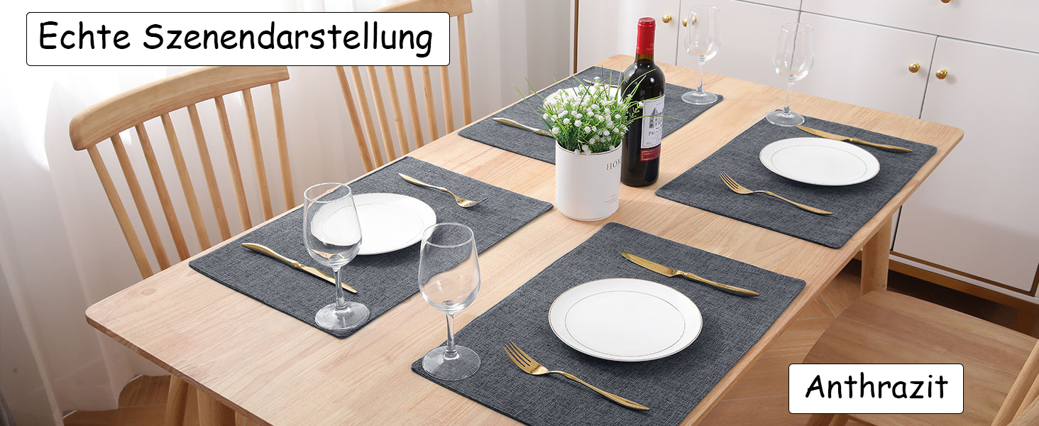 Набір тканинних серветок Homaxy 6 шт., бежеві, миючі, стійкі до нагрівання, антиковзаючі, двосторонні