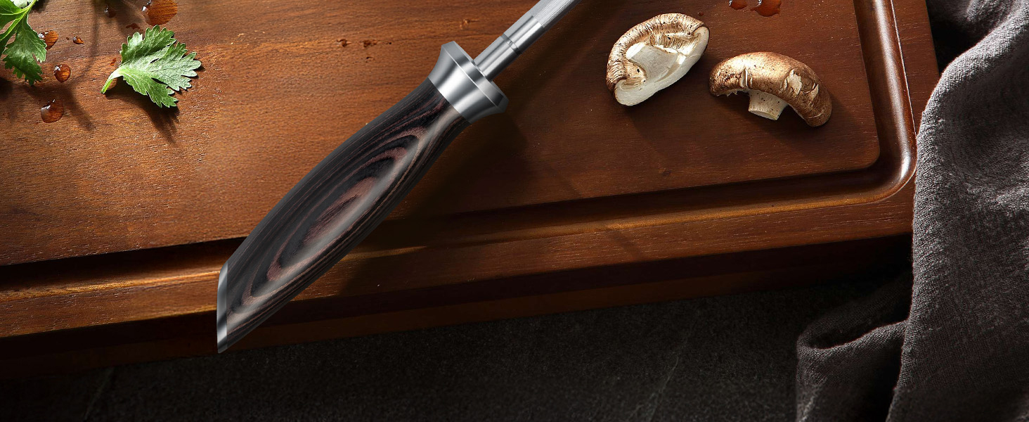 Набір кухонних ножів HOSHANHO: професійний шеф-ніж з нержавіючої сталі, 25 см, ергономічна ручка, подарункова коробка