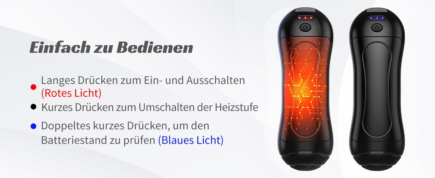 Електричний грілка для рук FANDLISS 6000 mAh, 2 шт. - багаторазовий, з USB зарядкою, для кемпінгу, на відкритий простір, на подарунок, чорний