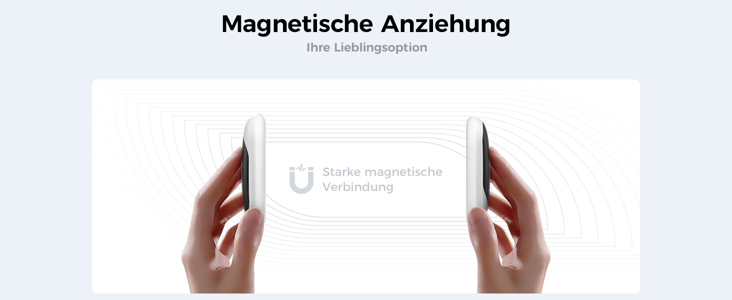 Електричні грілки для рук OCOOPA 2 шт. з магнітною фіксацією, 5000mAh, 3 режими нагріву, компактні, для рукавичок, зими, подарунок