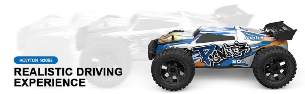 Радіокерований позашляховик DEERC 9205E 1:10 4WD, 48 км/год, 2 акумулятори - іграшка для дітей та дорослих