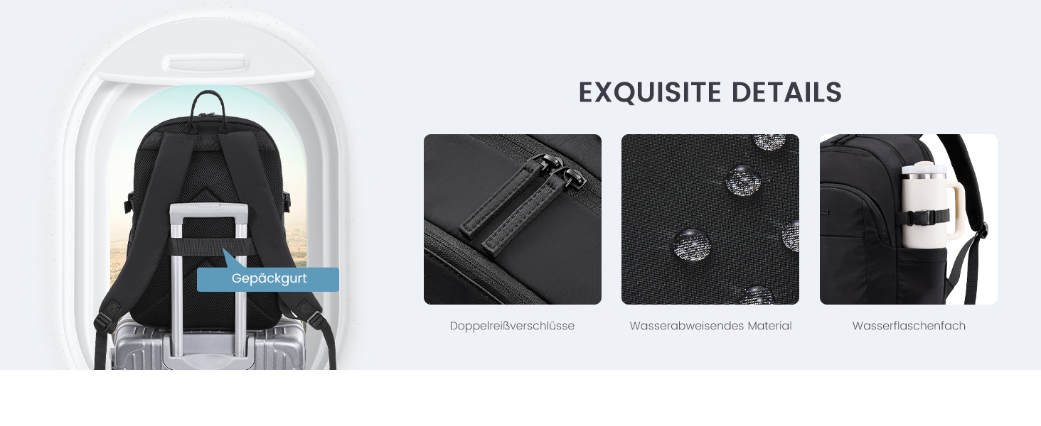 LOVEVOOK Рюкзак для ноутбука 17,3 дюйма, водонепроникний, для жінок та чоловіків, чорний