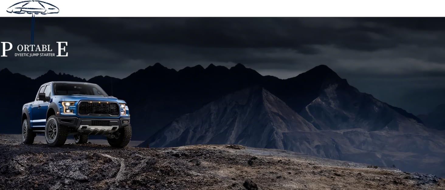 Powerbank Starthilfe 7000A: Автомобільний пусковий пристрій для 12V авто, бензин та дизель (до 12.0L), з LED ліхтариком та USB зарядкою