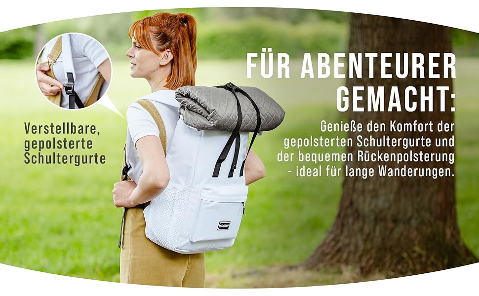 Терморюкзак Coolin' Kühlrucksack 30L: 30 літрів, білий, з відділенням для охолодження. Ідеальний для пікніків, пляжу та походів.