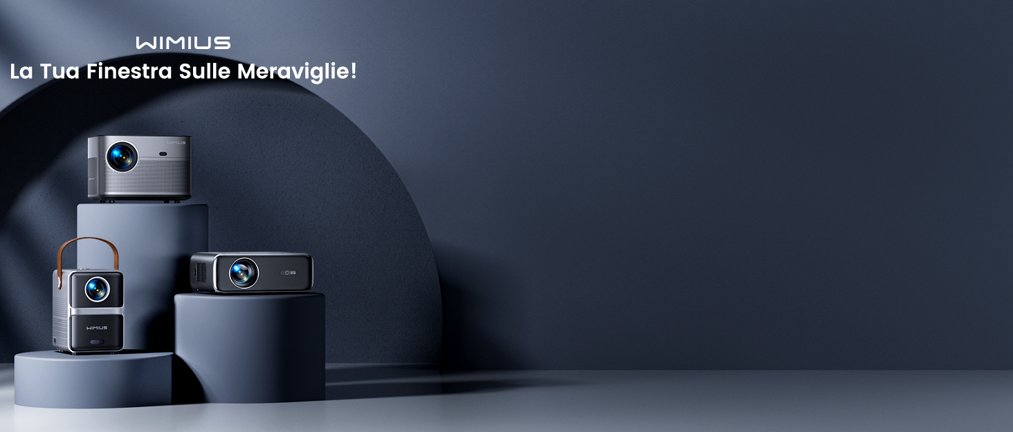 Проектор LED 4K Heikino з Автофокусом та Трапецеїдною Корекцією, WiFi6, Bluetooth, Dolby Audio, Netflix, Android/iOS, для Відкритих Просторів (Чорний/Сірий)