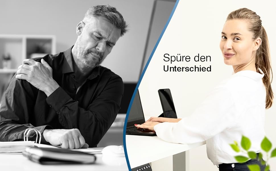 Ергономічний офісний стілець 2в1: стілець та підставка для ніг - регульована висота, для здорової спини, офіс (білий)