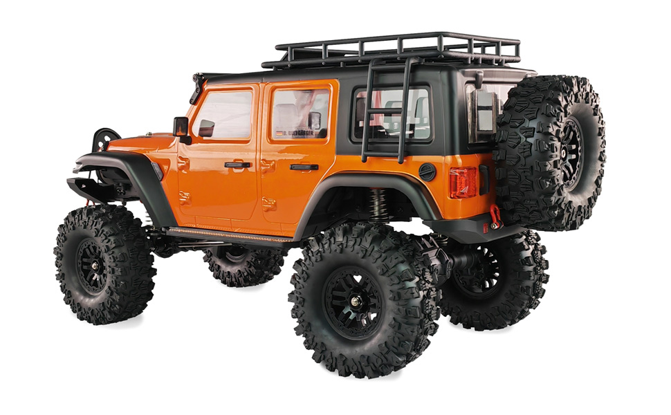 Amewi AMXRock Crosstrail Crawler 4WD 1:10 ARTR позашляховик (Помаранчевий металік)