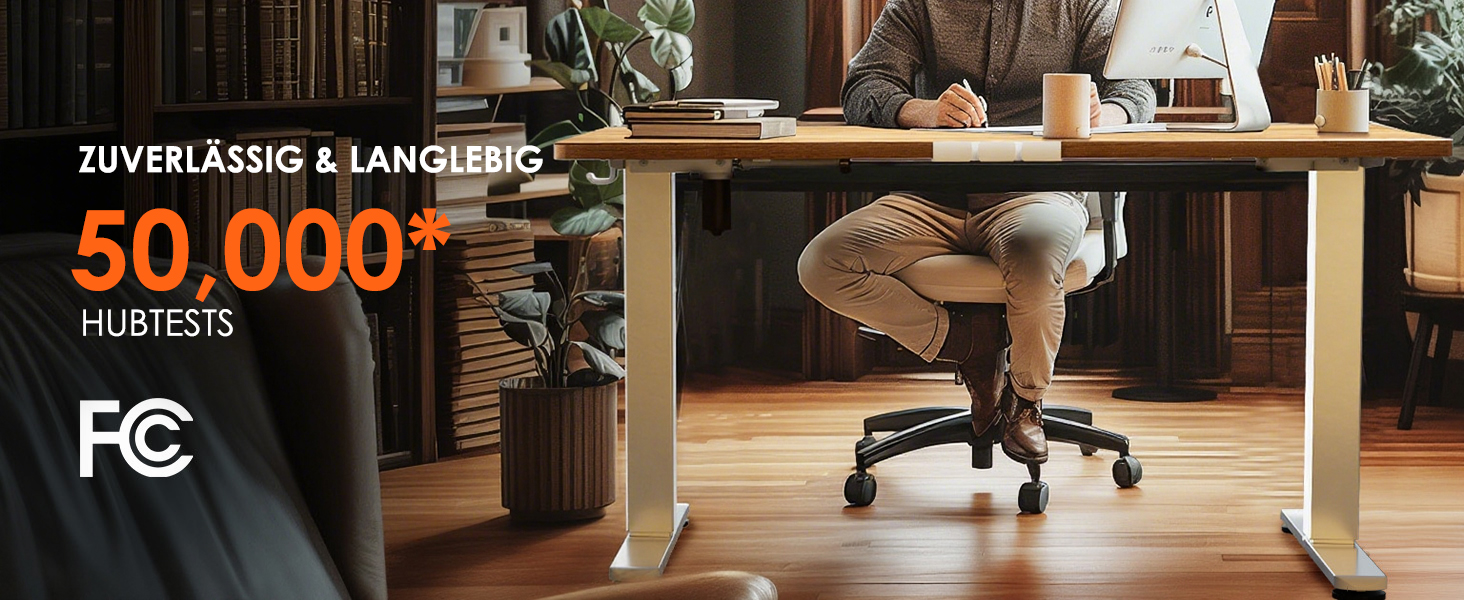 Електричний регульований стіл ErGear 140 x 70 см, з пам'яттю, для дому та офісу, світло-сірий, з підключенням