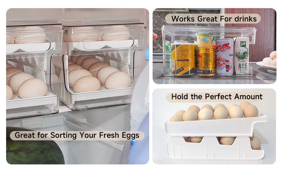 Організатор для яєць Virmate, 24 ячейки, зелений, для холодильника