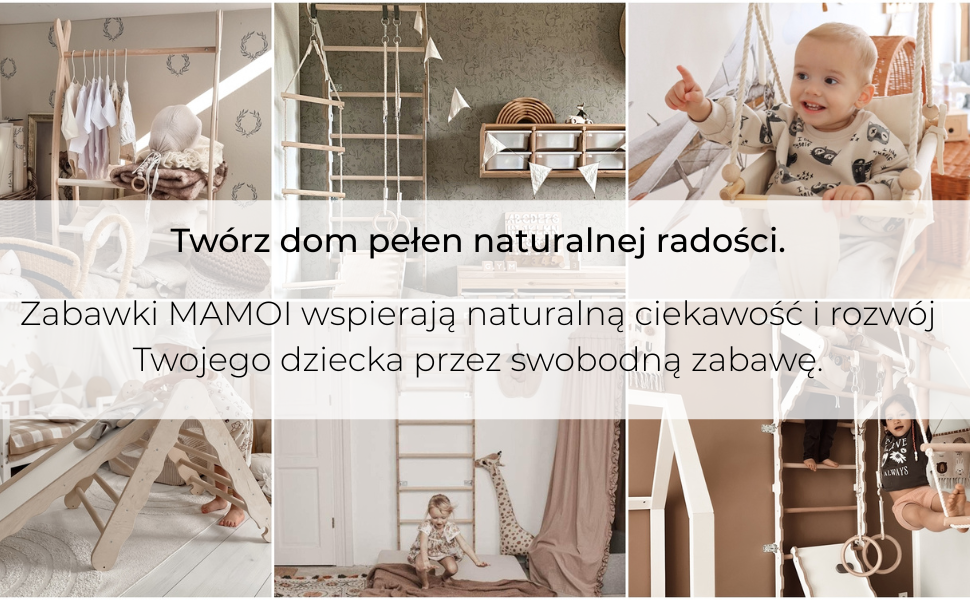 Дитяча гойдалка-крісло MAMOI® для дверей, дерев'яна гойдалка для малюків (Синій)