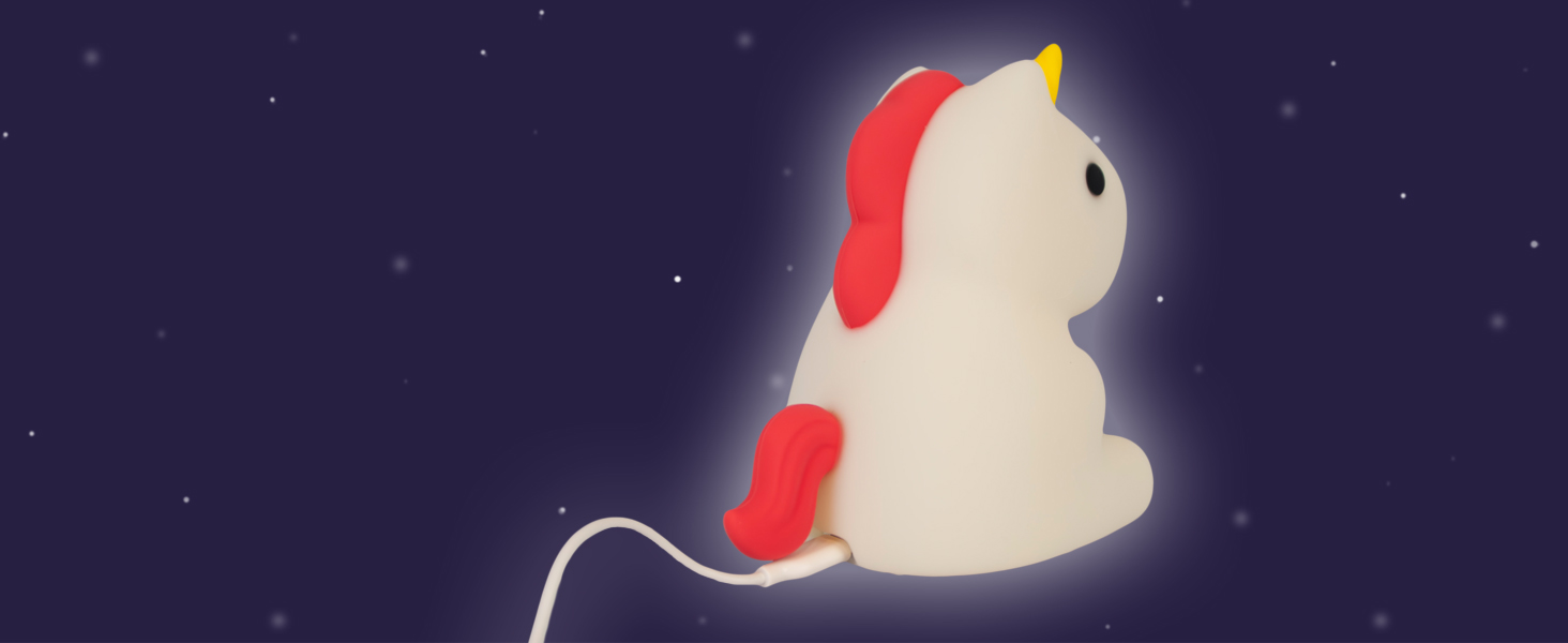 Дитячий LED нічник MegaLight (Maggy Magic) — RGB підсвітка, регулювання яскравості, сенсорне керування та звукові ефекти, USB, сертифікована іграшка для дітей та немовлят