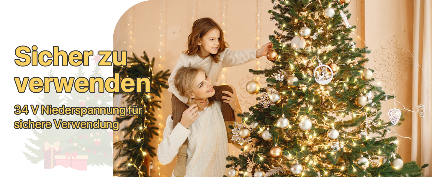 Світлодіодна гірлянда-завіса MAGGIFT 15м, 600 LED для вулиці та дому, різдвяна ілюмінація з пультом, таймером та 8 режимами, IP44 водонепроникна