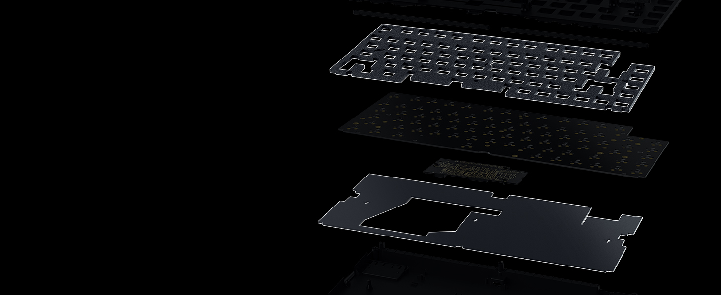 Razer BlackWidow V4 75% Phantom White: Механічна ігрова клавіатура з RGB підсвічуванням та Hot-swap