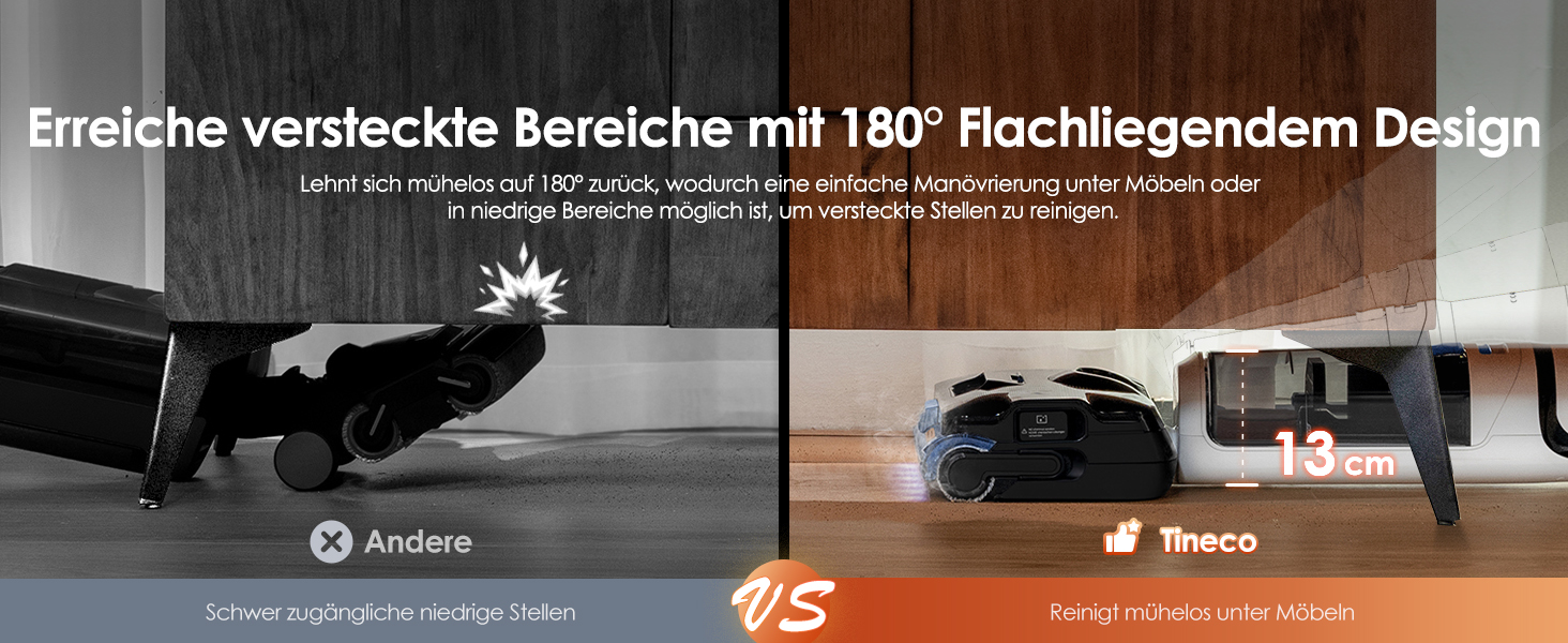 Tineco Floor One S6 Stretch Steam: Волого-сухий пилосос для твердих підлог з функцією пари, 22000 Па, Anti-Tangle, Flashdry 85°C, 50 хв роботи, для шерсті тварин