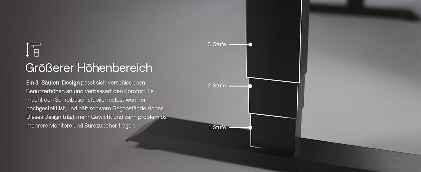 Стіл Desktronic електричний з регулюванням висоти 120x60см, подвійний двигун, чорний/горіх