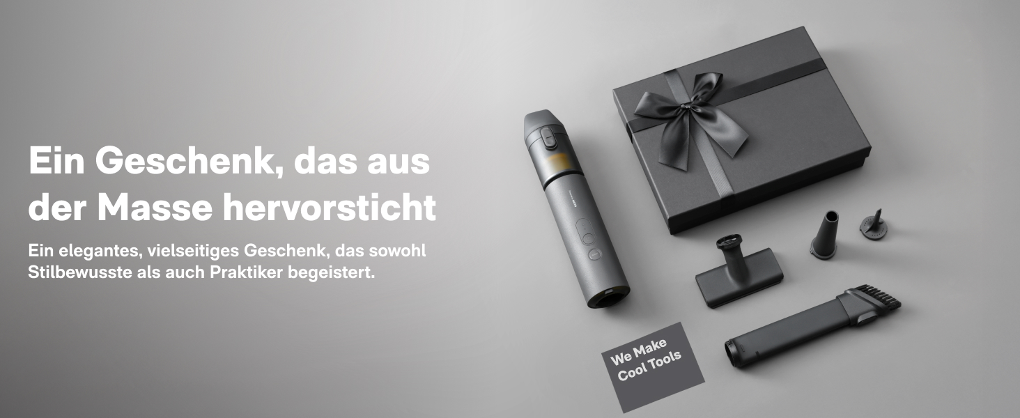 Акумуляторний ручний пилосос HOTO 20000Па 4-в-1 для авто, дому та клавіатури, бездротовий міні-пилосос з функцією обдуву