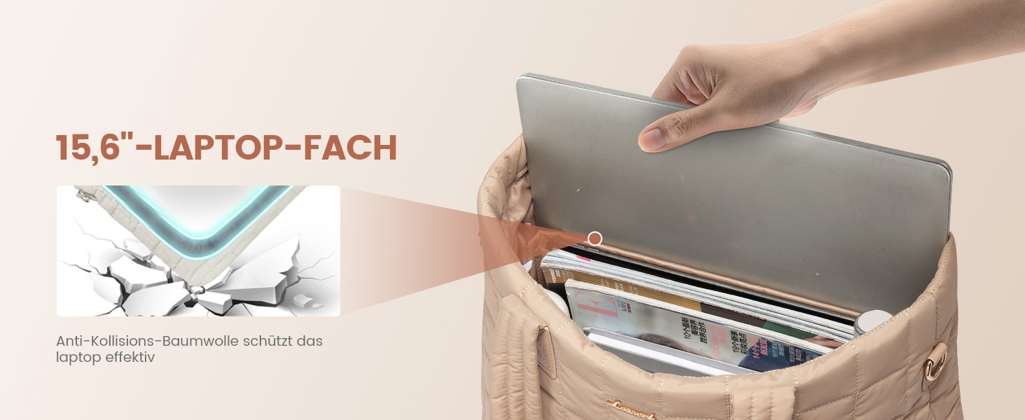 Сумка для ноутбука LOVEVOOK для жінок, 15.6 дюймів, хакі. Сумка-шоппер, робоча сумка, сумка для навчання, офісна сумка, сумка через плече для бізнесу та навчання