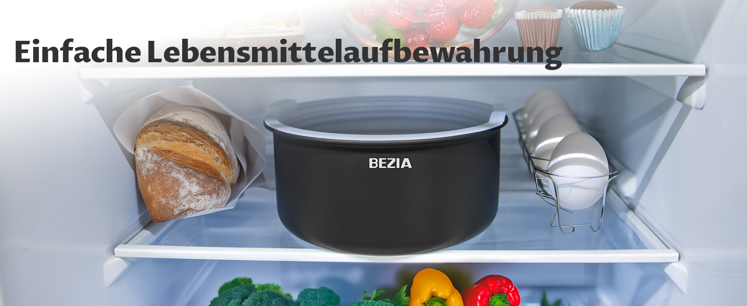 Набір антипригарних сковорідок BEZIA з знімними ручками, для всіх типів плит, з антипригарним покриттям, можна мити в посудомийній машині та використовувати в духовці, без PFAS, чорний