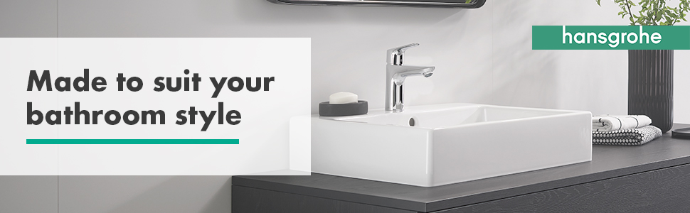 Змішувач для умивальника Hansgrohe Focus з висувним зливом, хром, 94 мм, EcoSmart