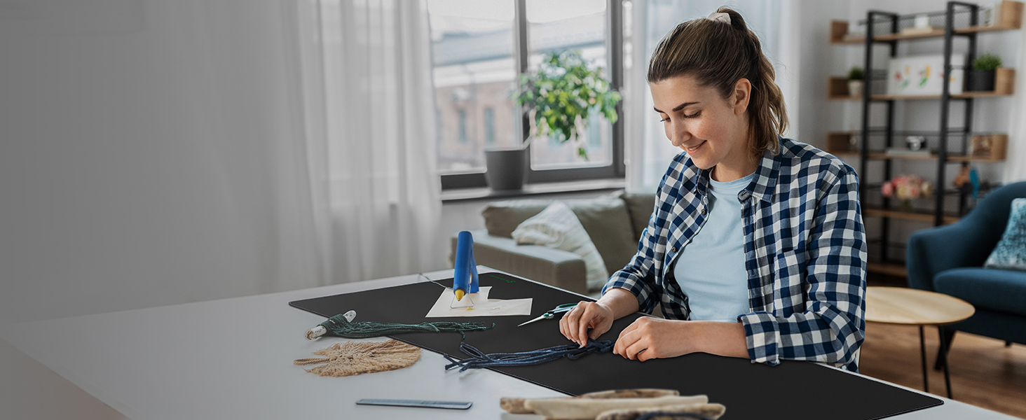 Ігрова мишка Black Shark Manta P4 XXL: килимок для миші 1200x600 мм (чорний)