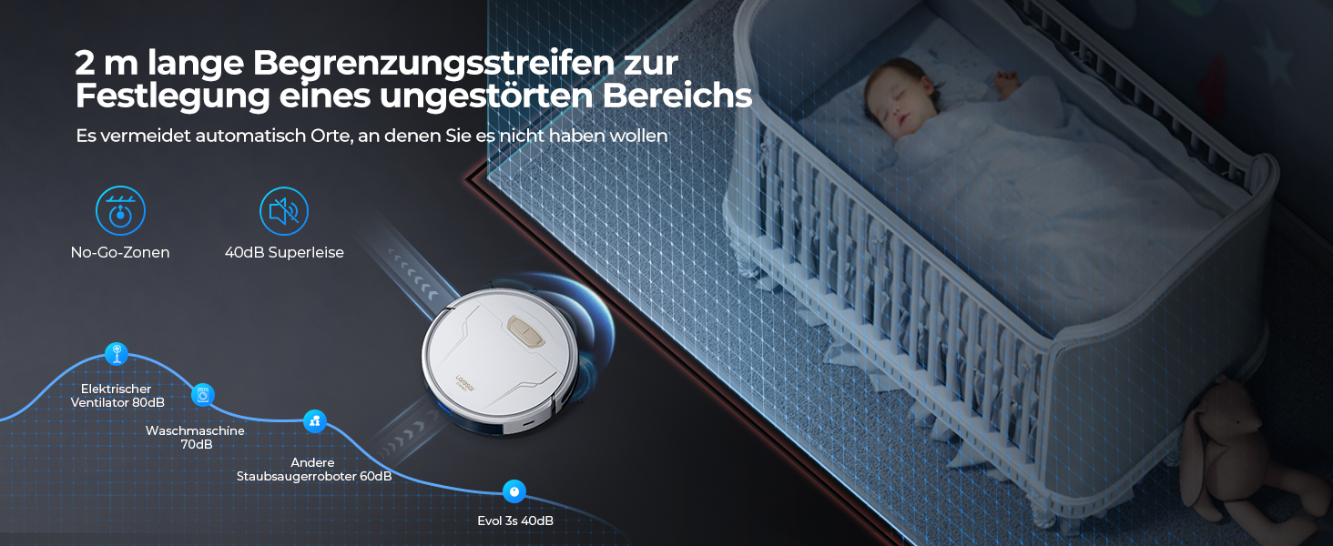 Робот-пилосос Laresar Clean з функцією миття, 4000Pa, 150 хв роботи, керування через додаток, для твердих підлог, килимів та шерсті тварин (білий)