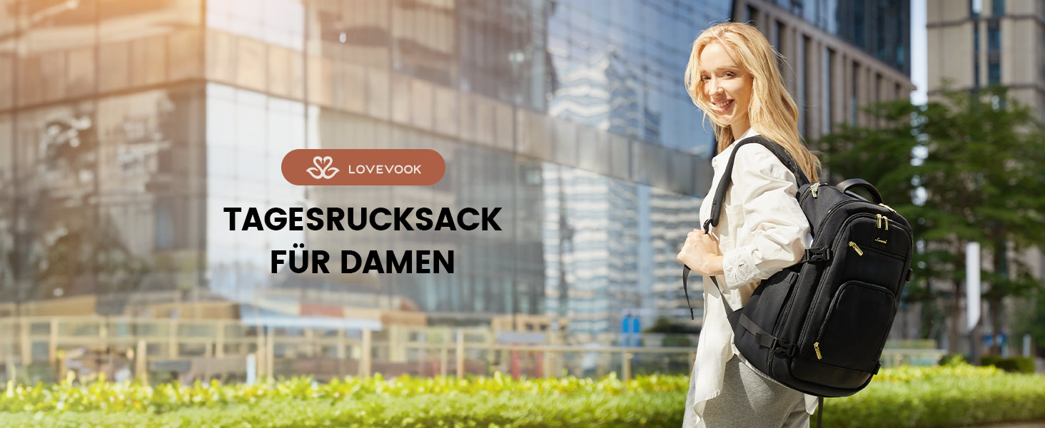 Рюкзак для ручної поклажі LOVEVOOK 40L, для ноутбука 17