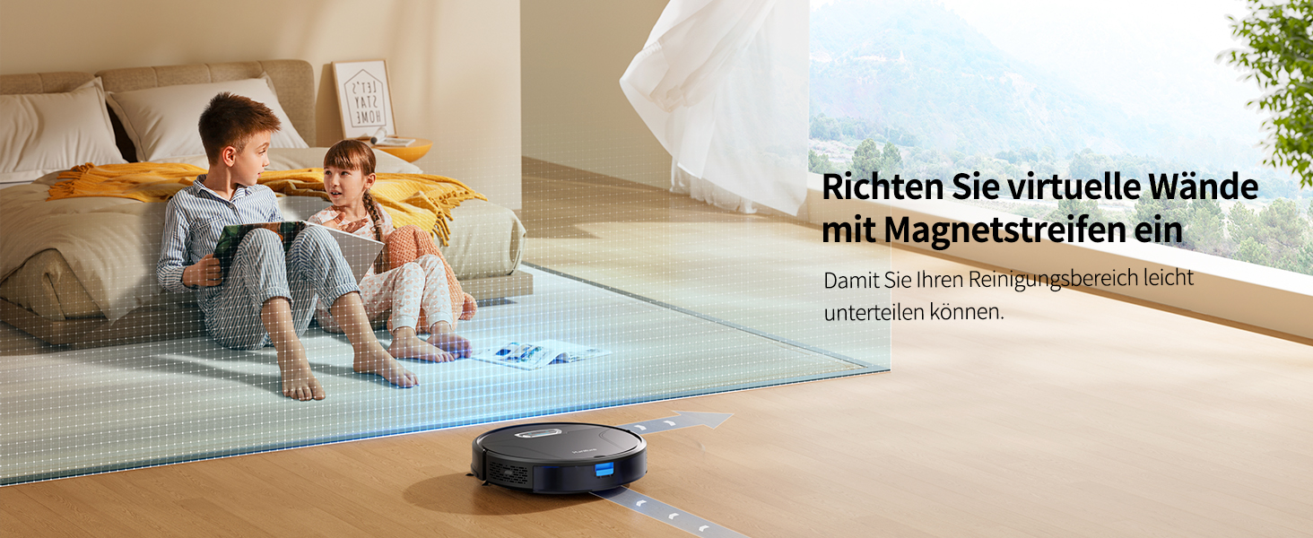 Робот-пилосос HONITURE G20 Pro з функцією миття, 4500Pa, керування через додаток, 180 хв роботи, для тварин, килимів та твердих підлог, чорний