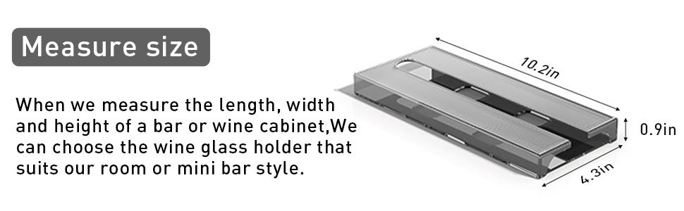 Набір тримачів для келихів Vaisoeny (4 шт.), сірий колір. Підійде для кухні та бару.