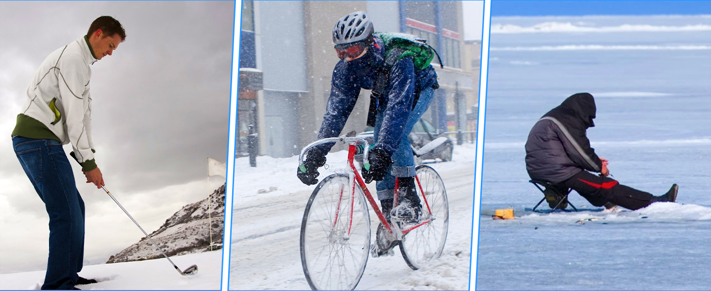 Електричні грілки для рук FANDLISS з магнітом, 10000mAh, 2 шт., з двостороннім нагрівом, USB, 3 режими, для активного відпочинку, подарунок