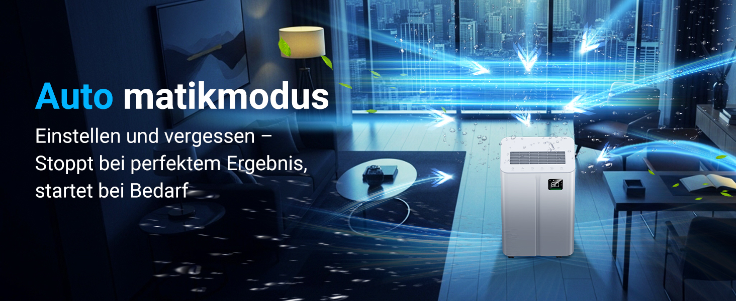 Зволожувач повітря 12л/день з датчиком вологості та LED дисплеєм, таймером, 3 режими, для спальні, офісу, підвалу, безперервна подача, білий (A-20/Tag)