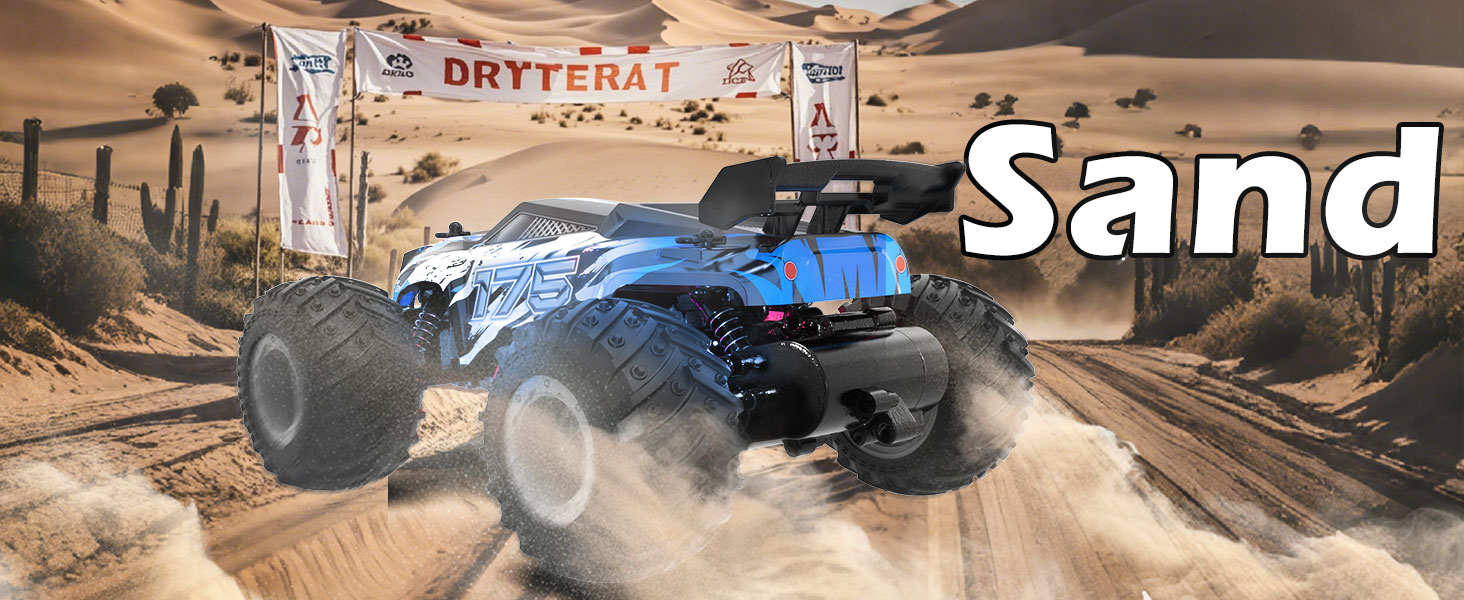 RC Автомобіль Feimuosi 1:18 позашляховик, 2.4GHz, світлодіодне підсвічування, 2 акумулятори, 20 км/год, для дітей та дорослих (Світло-блакитний)