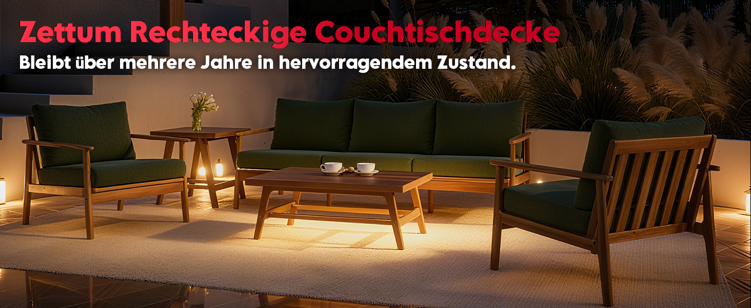 Чохол для садово-патіо меблів Zettum 121x66x45 см, водонепроникний, 600D Oxford PU, захисна накидка для саду та тераси