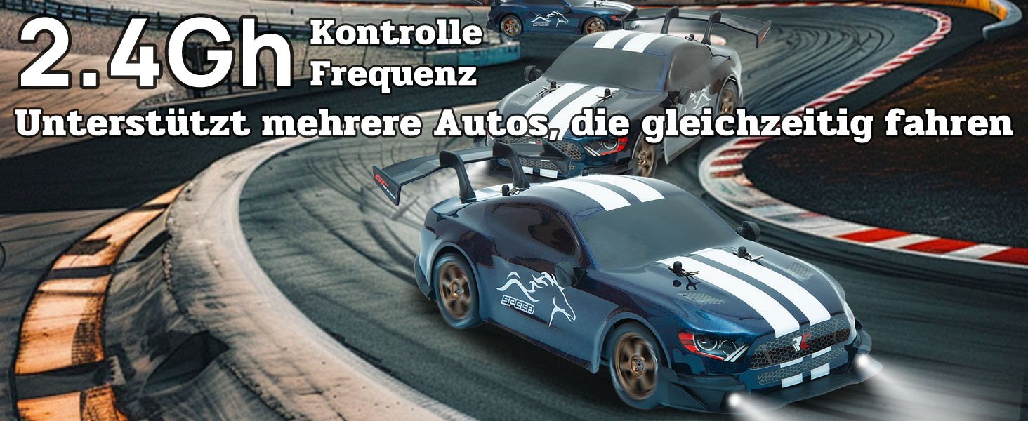 Радіокерований автомобіль 1:14 4WD Drift Car GT для дрифту, RC машина з пропорційним газ-гальмом, іграшка для дорослих та дітей (градієнт)