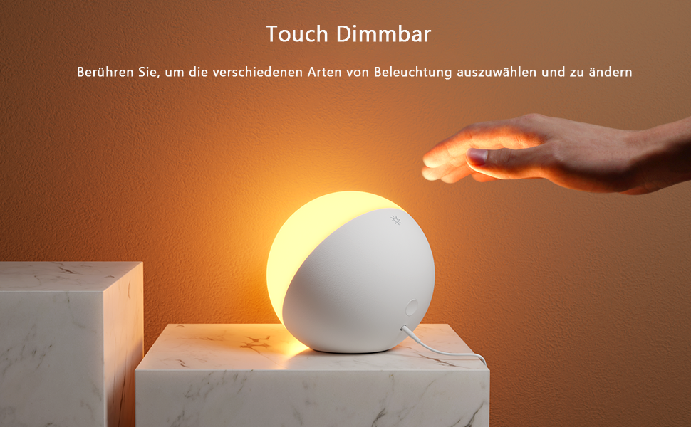 Hifree LED лампа настільна розумна, торшери з сенсорним керуванням, диммування, сумісна з Alexa та Google Assistant, Wi-Fi, нічник, настрій, безпечна для дітей