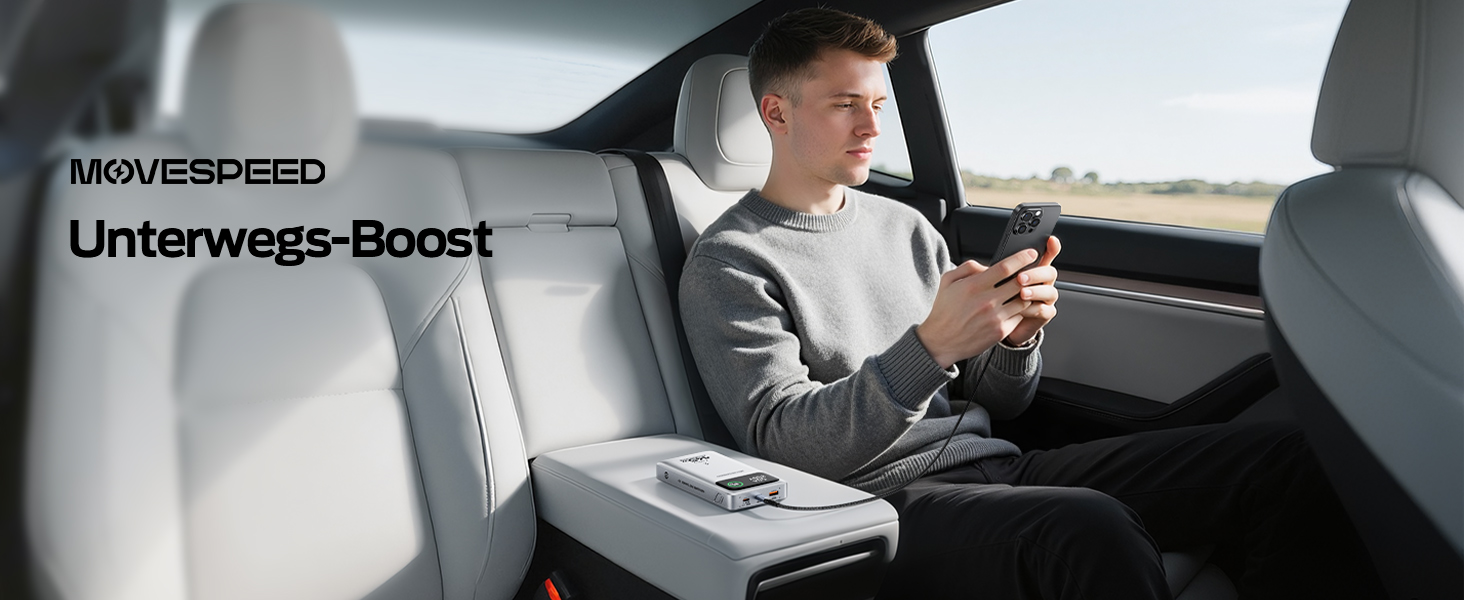 Power Bank MOVESPEED 145W 25000mAh з 3 USB-портами, PD 3.1, Digital Display - для ноутбуків, iPhone, Galaxy, iPad