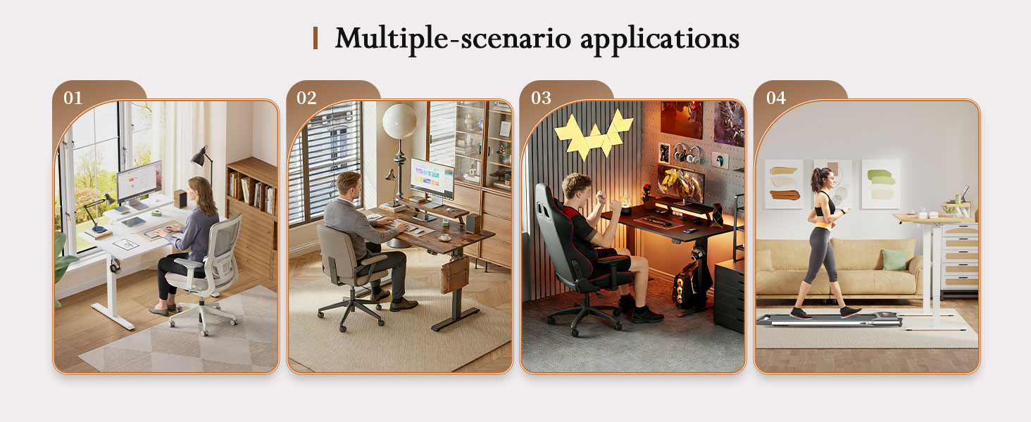 Регульований по висоті письмовий стіл Klicelor з LED-підсвіткою та розетками, 160x80 см, ігровий стіл для офісу з моніторною підставкою, чорний