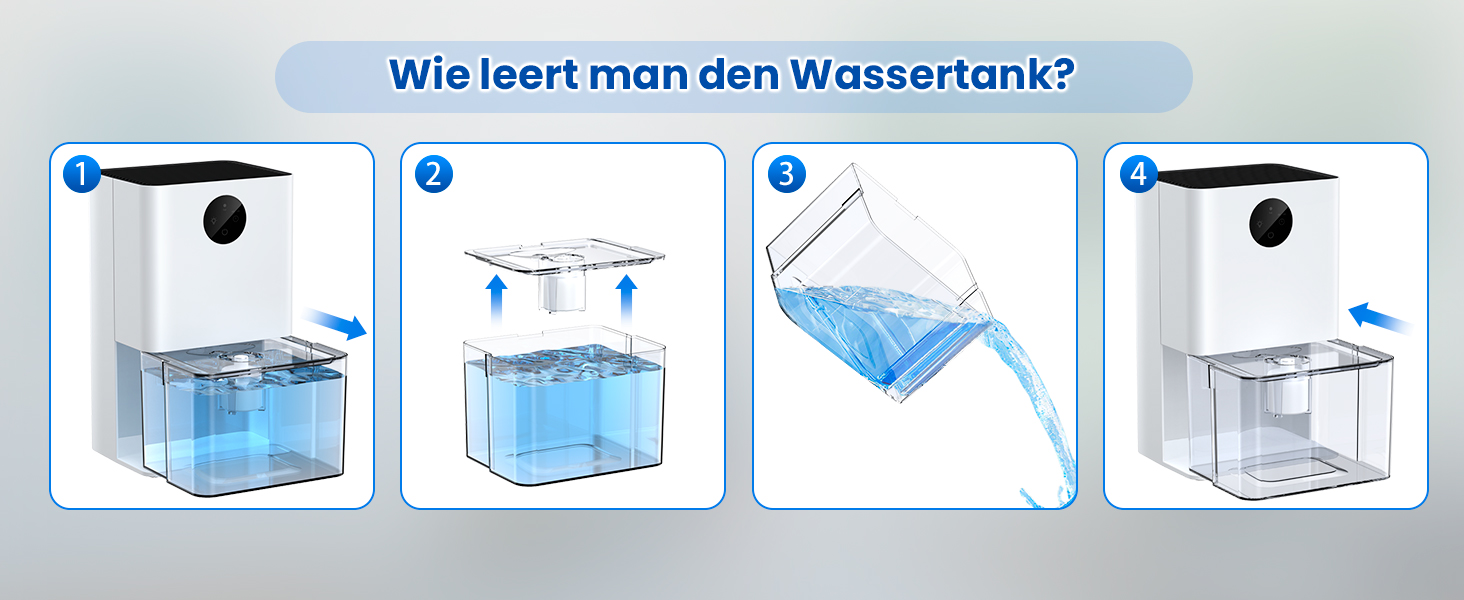 Електричний осушувач повітря для підвалу та квартири 1800 мл з таймером, нічним світлом та автоматичним відтаванням. Тиха робота, 7 кольорів.