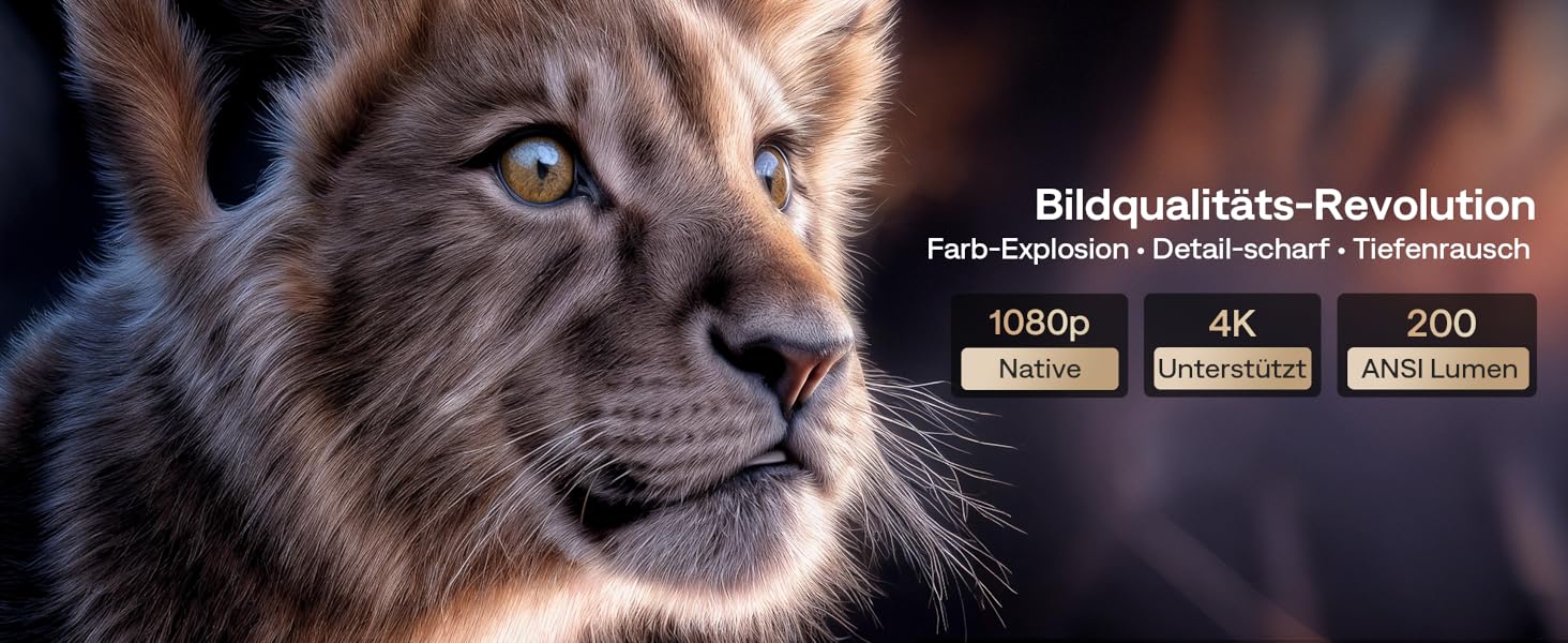 Aurzen Eazze D1 Smart Beamer: 4K проєктор для дому з Wi-Fi, Bluetooth, Netflix, Dolby Audio, автофокусом та корекцією трапеції. Підтримує Full HD 1080P. Білий (GTV)