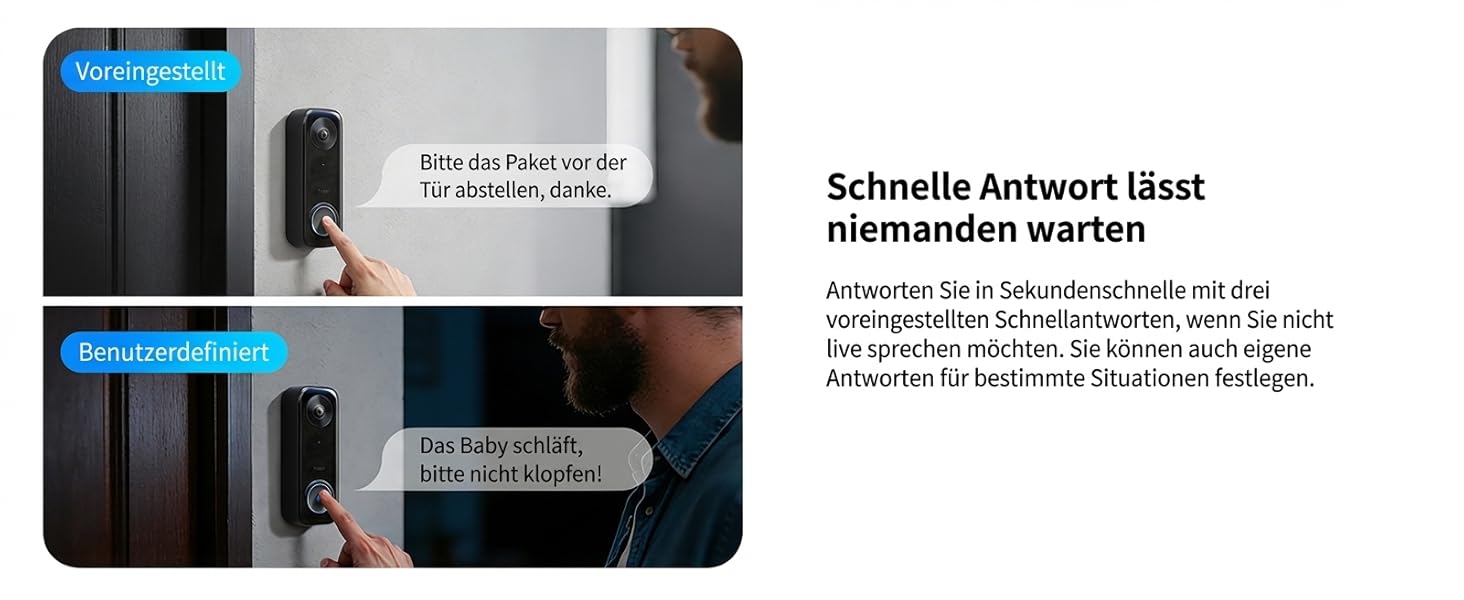 Aqara G400 Відеодзвінок з Chime, 2K HD, PoE/Кабель, HomeKit, Розпізнавання, IP65