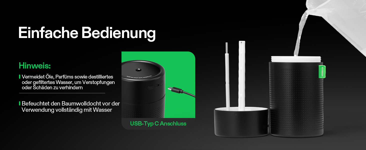 Зволожувач повітря VIVOSUN AeroStream U075 USB, 750 мл, холодний пар, 2 режими, автовимкнення, пульт, для гроубоксів