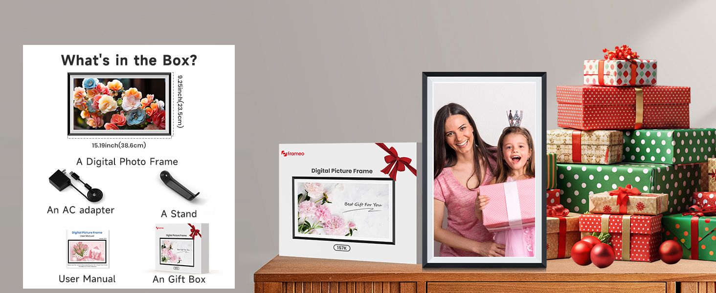 Цифровий фотоальбом FRAMEO 15.6