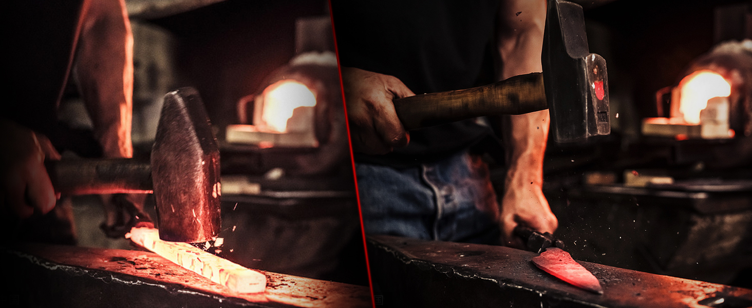 Ніж кухарський SHAN ZU Damast Pro Series, 20 см, 67 шарів дамаської сталі, ручка G10