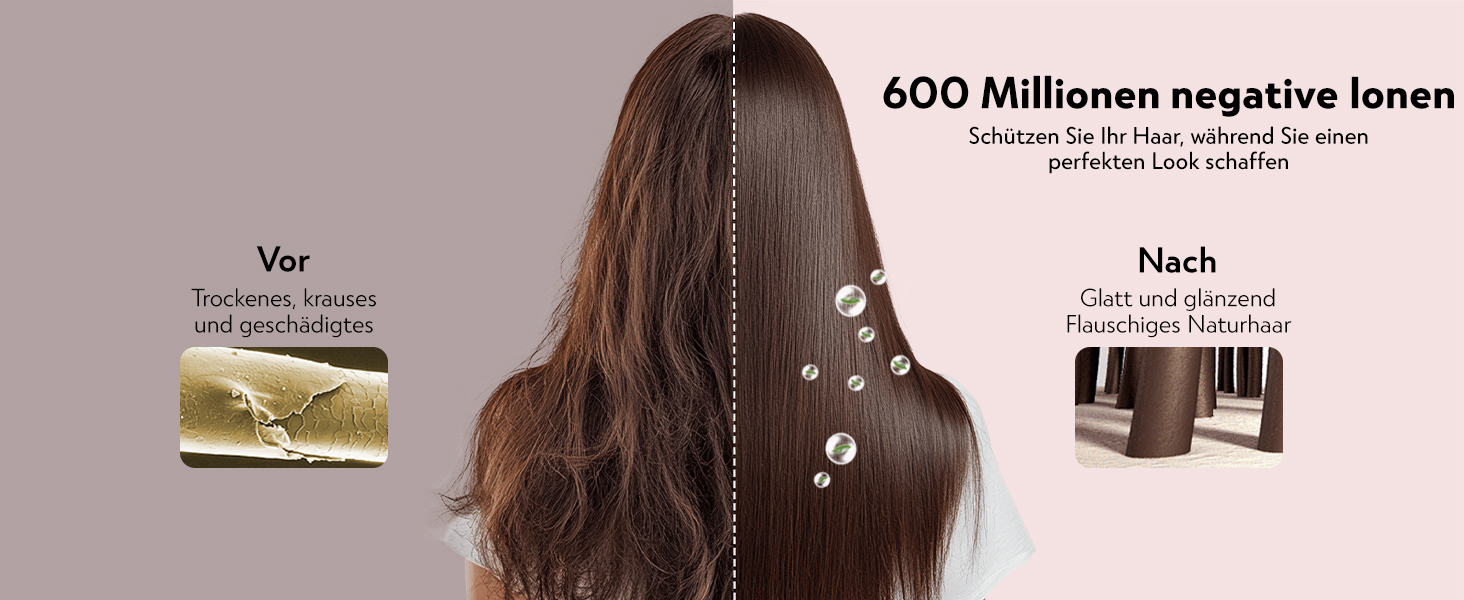 Slopehill Airstyler 5 в 1: Фен-щітка, випрямляч, плойка, для об'єму та укладання волосся (Чорний)