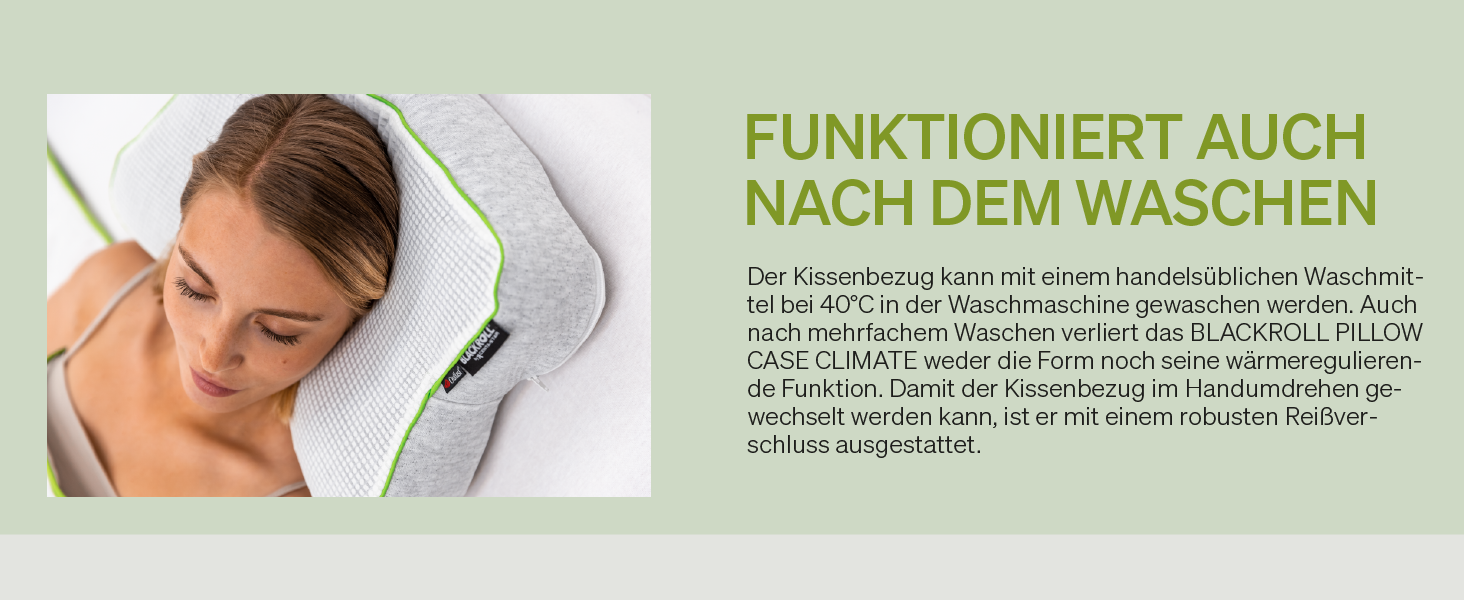 BLACKROLL® Recovery Pillow Set Jersey Anthrazit: ергономічна подушка для шиї та голови з Memory Foam (з додатковим чохлом), Made in Germany